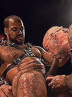 Nate Pierce and Roman Wright - Leather and Piss - Scene 1